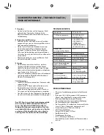 Предварительный просмотр 5 страницы Superior SP 2666 LCD User Manual