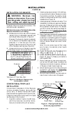 Preview for 10 page of Superior SVFS32NRK Owner'S Operation And Installation Manual