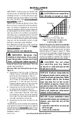 Preview for 9 page of Superior VCT2036B Installation And Operation Instructions Manual