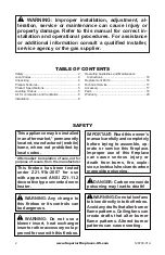 Preview for 2 page of Superior VCT43STWS Installation And Operation Instructions Manual