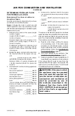 Preview for 7 page of Superior VCT43STWS Installation And Operation Instructions Manual