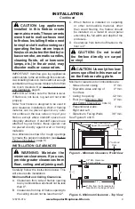 Preview for 9 page of Superior VCT43STWS Installation And Operation Instructions Manual