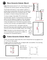 Preview for 3 page of Superior VINYL PERGOLA Installation Manual