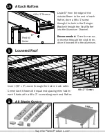 Preview for 8 page of Superior VINYL PERGOLA Installation Manual