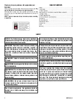 Preview for 2 page of Superior VRE6036 Assembly, Installation And Operation Instructions