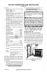 Preview for 7 page of Superior VRT4032ZMN Installation And Operation Instructions Manual