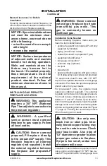 Preview for 13 page of Superior VRT4032ZMN Installation And Operation Instructions Manual