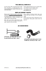 Preview for 17 page of Superior VRT4536RH Installation And Operation Instructions Manual