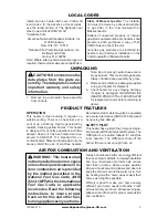 Preview for 5 page of Superior VS1824NM Installation And Operation Instructions Manual