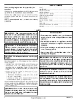 Preview for 2 page of Superior WCT3036RH Installation And Operation Instructions Manual