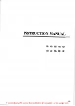 Preview for 30 page of Superior WJ- 600LF Instruction Manual