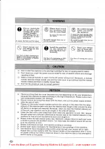 Preview for 33 page of Superior WJ- 600LF Instruction Manual