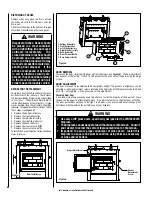 Предварительный просмотр 6 страницы Superior WRT3820WS Installation And Operation Instructions Manual