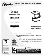 Superior WXS2021WS Installation And Operation Manual preview