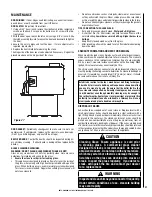 Preview for 21 page of Superior WXS2021WS Installation And Operation Manual