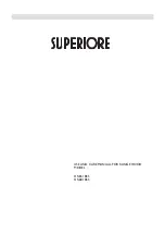 Preview for 1 page of Superiore HN361BSS Use And Care Manual