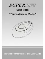 Superlift SDO-3DC Installation Instructions And User Manual preview