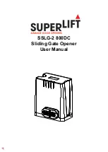 Предварительный просмотр 1 страницы Superlift SSLG-2 800DC User Manual