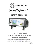 superlum BroadLighter-M Series User Manual предпросмотр