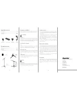 Предварительный просмотр 2 страницы Superlux D 10B User Manual