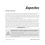 Предварительный просмотр 6 страницы Superlux D10B Quick Start Manual