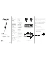 Superlux E 101 User Manual preview