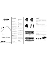 Предварительный просмотр 1 страницы Superlux E 105 User Manual