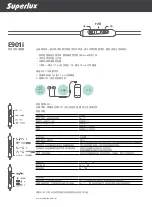 Предварительный просмотр 3 страницы Superlux E901i Quick Start Manual