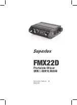 Предварительный просмотр 1 страницы Superlux FMX22D Instruction Manual