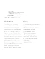 Предварительный просмотр 2 страницы Superlux HD668B Instruction Manual