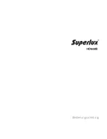 Предварительный просмотр 7 страницы Superlux HD668B Instruction Manual