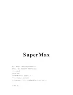 Предварительный просмотр 48 страницы SuperMax SM3262USK Owner'S Manual