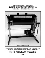 SuperMax SUPERBRUSH 24 Owner'S Manual preview