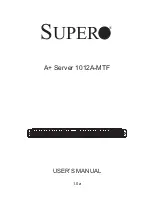 Supermicro 1012A-MTF User Manual preview