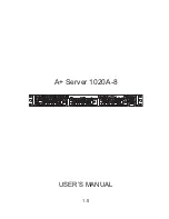 Preview for 1 page of Supermicro 1020A-8 User Manual