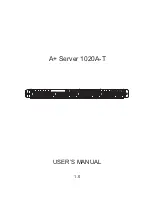 Preview for 1 page of Supermicro 1020A-T User Manual