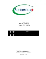 Supermicro 2042G-72RF4 User Manual предпросмотр