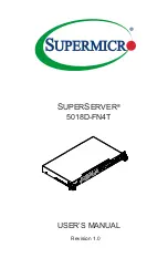 Supermicro 5018D-FN4T User Manual предпросмотр