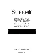 Supermicro 6027TR-H70FRF User Manual предпросмотр