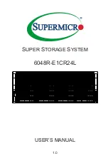 Предварительный просмотр 1 страницы Supermicro 6048R-E1CR24L User Manual