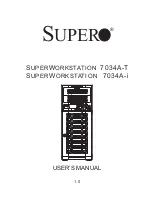 Предварительный просмотр 1 страницы Supermicro 7034A-T User Manual