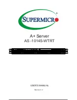 Supermicro A+ 1014S-WTRT User Manual предпросмотр