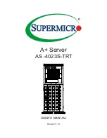 Supermicro A+ AS-4023S-TRT User Manual предпросмотр