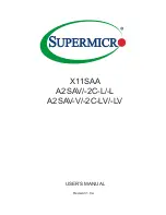 Preview for 1 page of Supermicro A2SAV User Manual