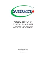 Supermicro A2SDV-12C+TLN5F User Manual предпросмотр