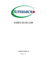 Supermicro A3SEV-2C-LN4 User Manual preview