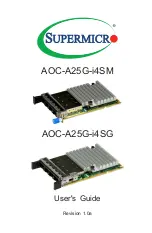 Preview for 1 page of Supermicro AOC-A25G-i4SG User Manual