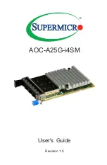 Supermicro AOC-A25G-i4SM User Manual preview