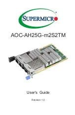 Supermicro AOC-AH25G-m2S2TM User Manual preview