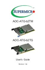 Preview for 1 page of Supermicro AOC-ATG-b2TG User Manual